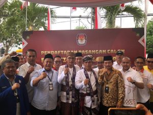 Bapaslon DEAL daftar ke KPU Kukar didamping seluruh petinggi dari partai Koalisi (tujuhbelas.id)
